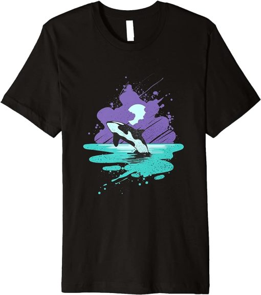 Ocean Lover Aquarist Gift Killer Whale Orca Premium T-Shirt