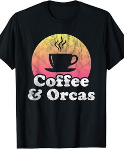 Coffee and Orcas Orca T-Shirt