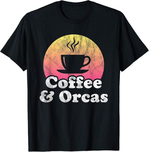 Coffee and Orcas Orca T-Shirt